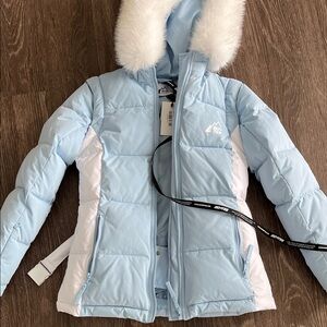 Women's Light Blue Ski & Snow Jacket